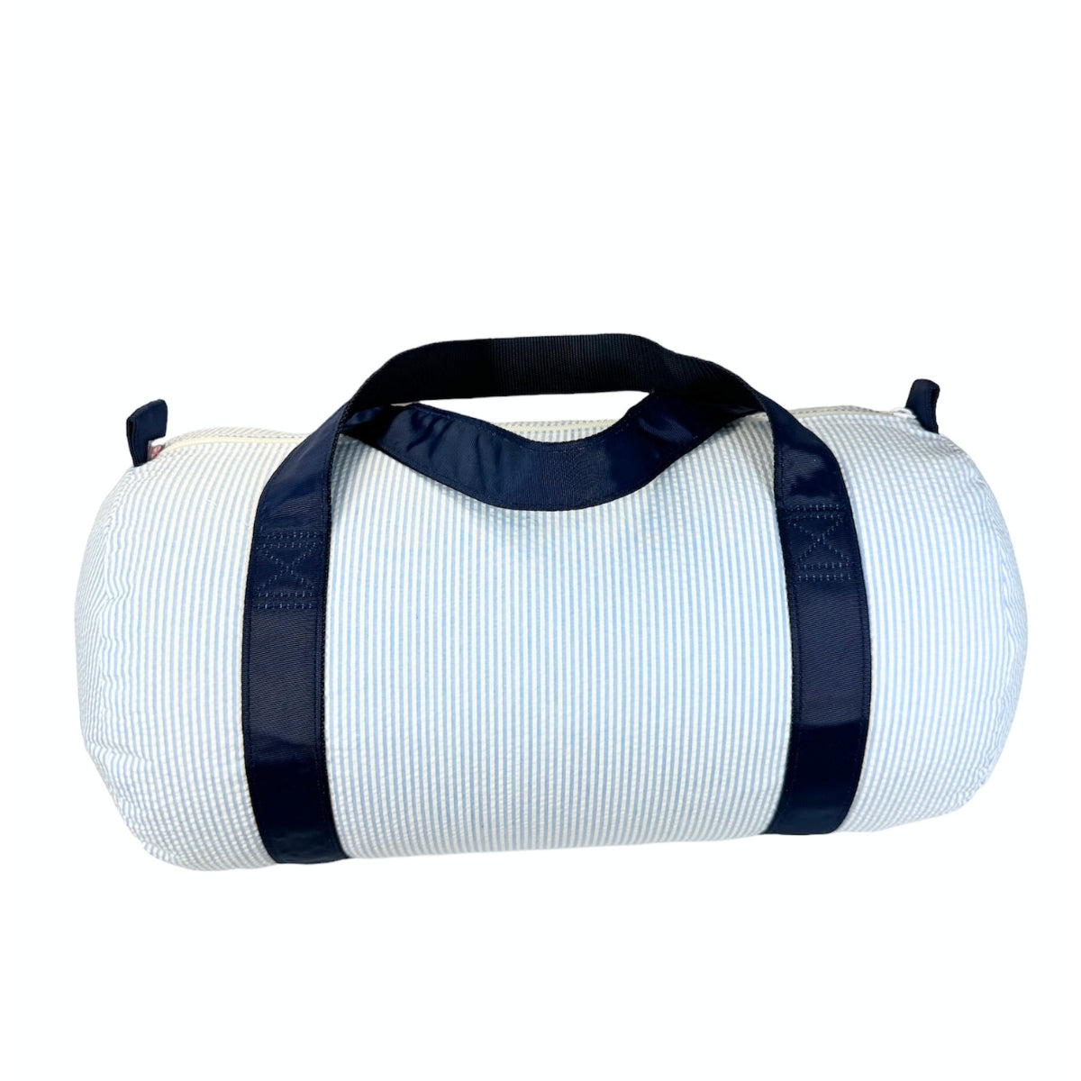 Baby Blue Stripe GLOSSY Weekend Duffel by Mint Sweet Little Things