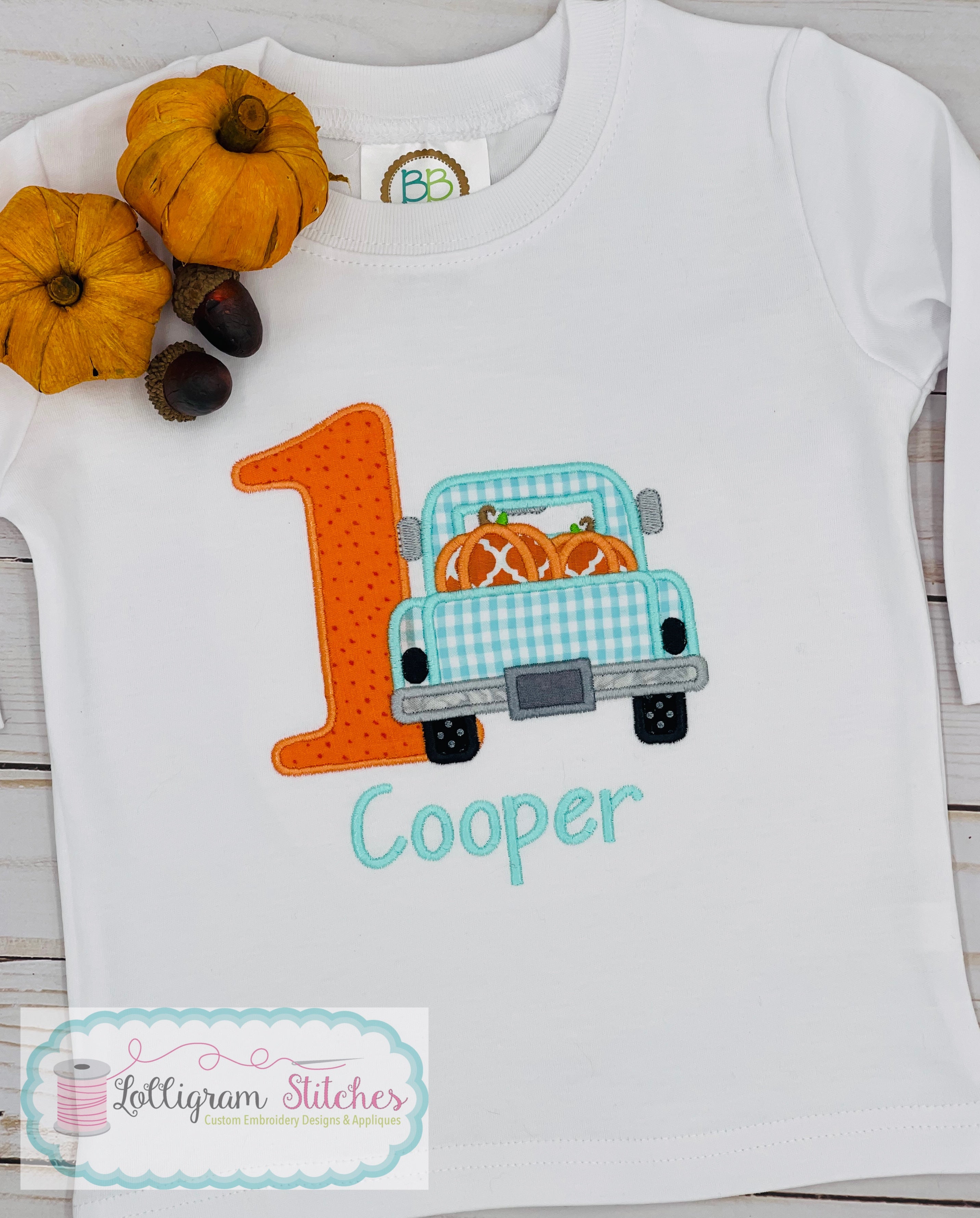 Fall Pumpkin Birthday Shirt