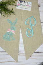 Load image into Gallery viewer, Linen Wreath Sash - Spring, Mardi Gras &amp; Easter
