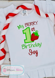 My Berry Birthday Shirt
