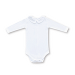 Load image into Gallery viewer, Boys L/S Peter Pan Collar Bodysuit
