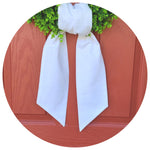 Load image into Gallery viewer, Linen Wreath Sash w/ Monogram
