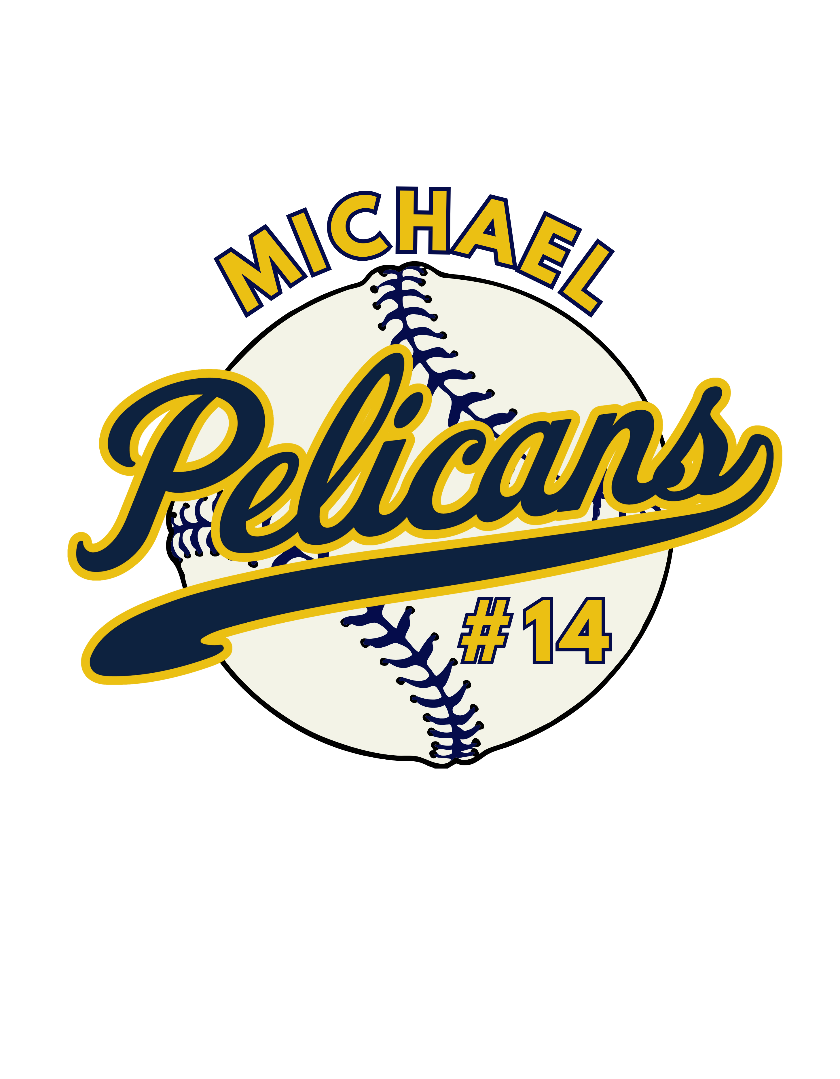 Pelicans Personalized Car Decal