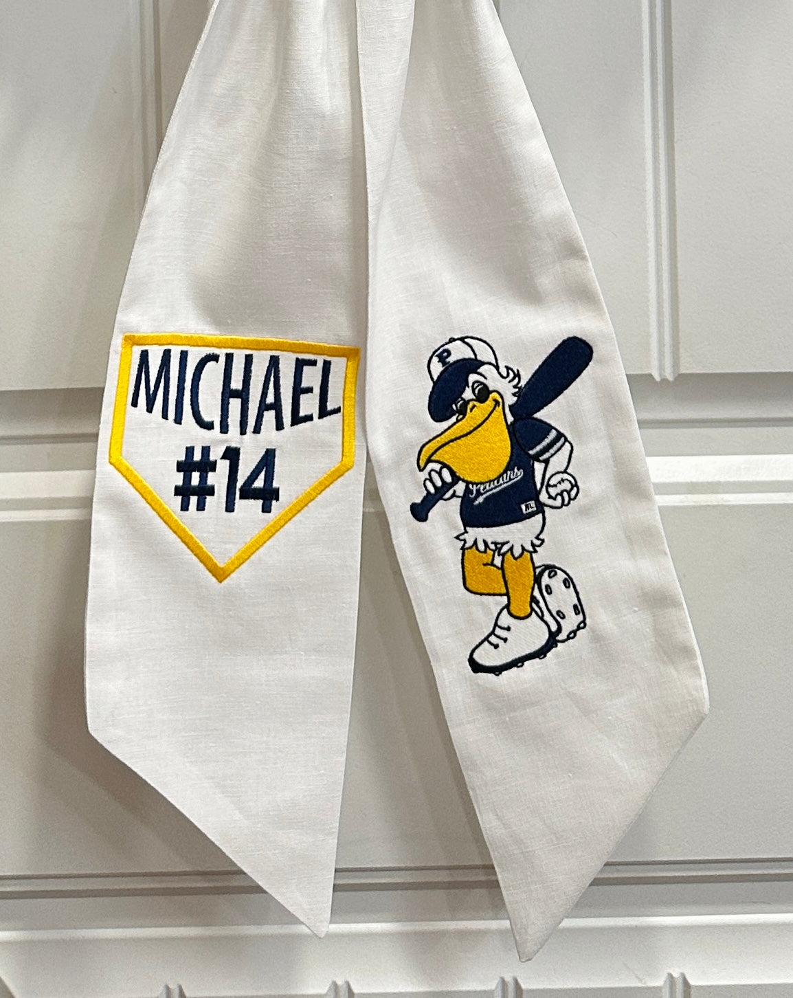 Pelicans Wreath Sash
