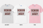 Load image into Gallery viewer, Class of 2027 Senior Shirts &amp; Sweatshirts – Custom School Colors
