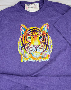 Adult Tiger DTF Print Shirt
