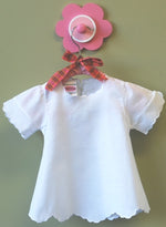 Load image into Gallery viewer, Girl's Floral Swag Scalloped Dress
