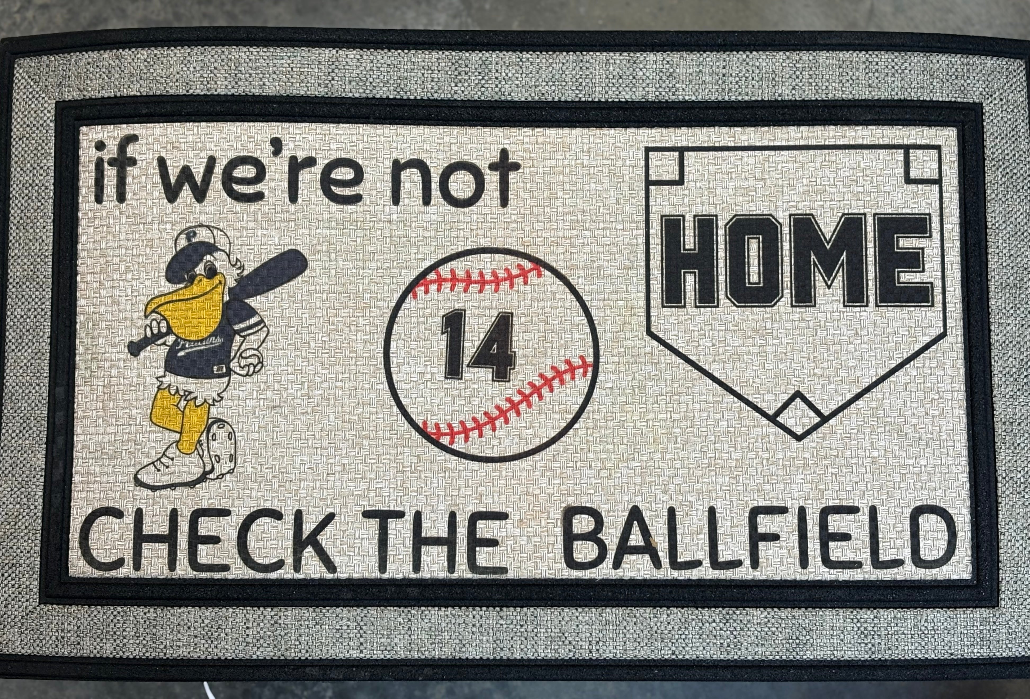 Pelicans Personalized Door Mat