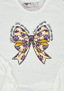 Adult Tiger Bow Shirt