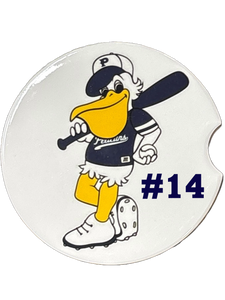 Pelicans Car Coasters (Set of 2)