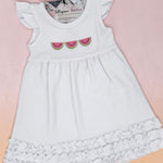 Load image into Gallery viewer, Girl's Watermelon Trio Dress or Shirt
