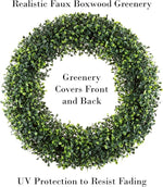 Load image into Gallery viewer, Boxwood Wreath - 19.5&quot;
