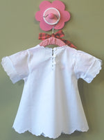 Load image into Gallery viewer, Girl's Floral Swag Scalloped Dress
