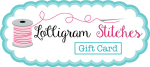 Lolligram Stitches Gift Card