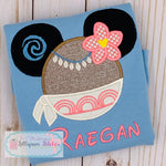 Load image into Gallery viewer, Moana Ears Applique&#39; Shirt

