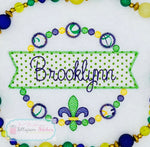 Load image into Gallery viewer, Mardi Gras Applique&#39; Frame Shirt
