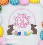 Load image into Gallery viewer, Easter Bunny Monogram Frame (Girl) Shirt
