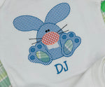 Load image into Gallery viewer, Easter Bunny Teeth Applique&#39; Shirt

