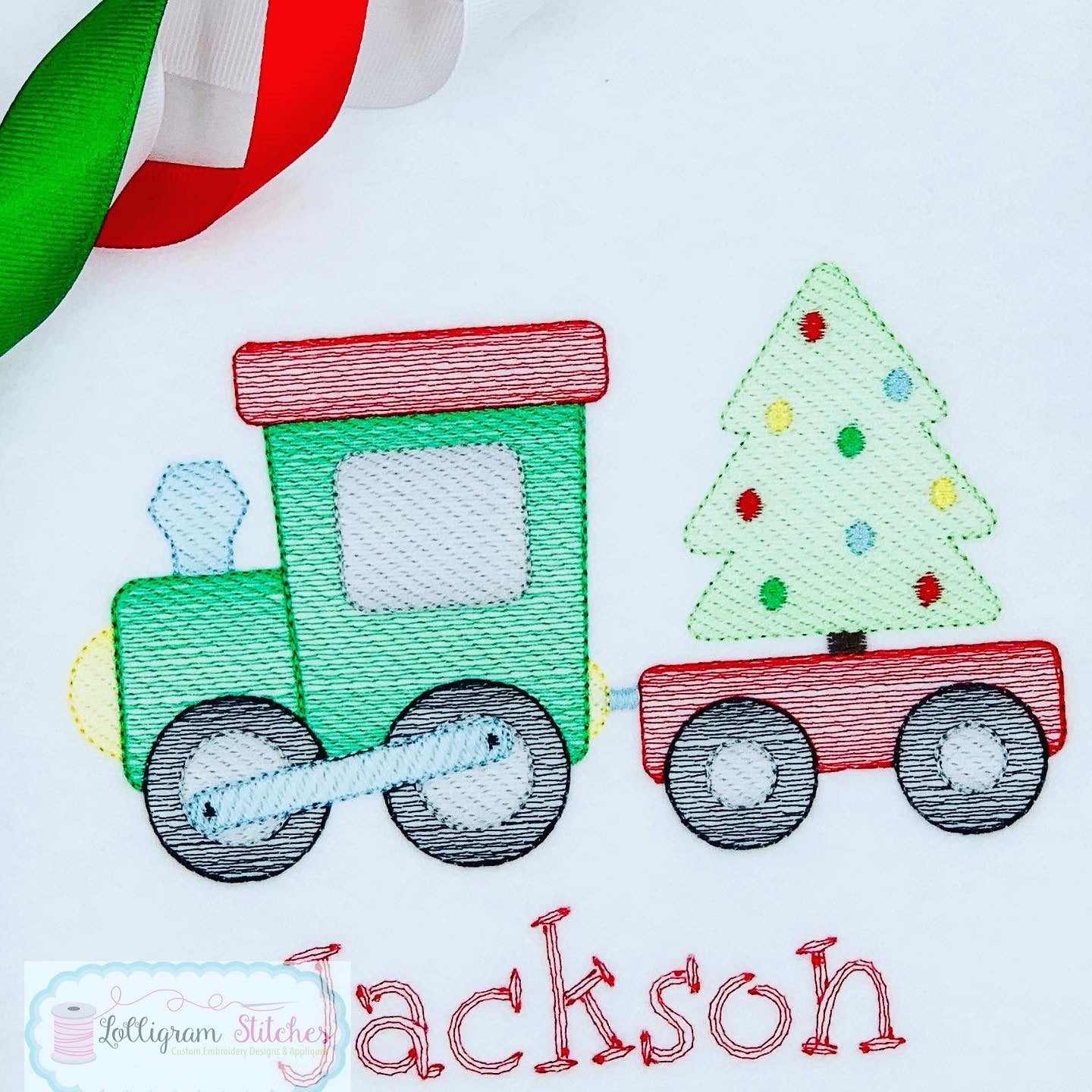 Christmas Train Tree Shirt