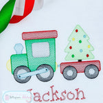 Load image into Gallery viewer, Christmas Train Tree Shirt
