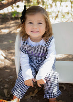Load image into Gallery viewer, Girl&#39;s Ruffle Longall - Gingham &amp; Corduroy
