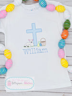 Load image into Gallery viewer, Easter Cross and Baby Lamb (Boy) Shirt
