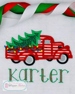 Load image into Gallery viewer, Vintage Christmas Truck Applique&#39; Shirt
