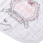 Load image into Gallery viewer, Southern Belle 2-in-1 Burp Cloth and Bib
