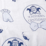 Load image into Gallery viewer, Southern Gent Baby Swaddle Blanket
